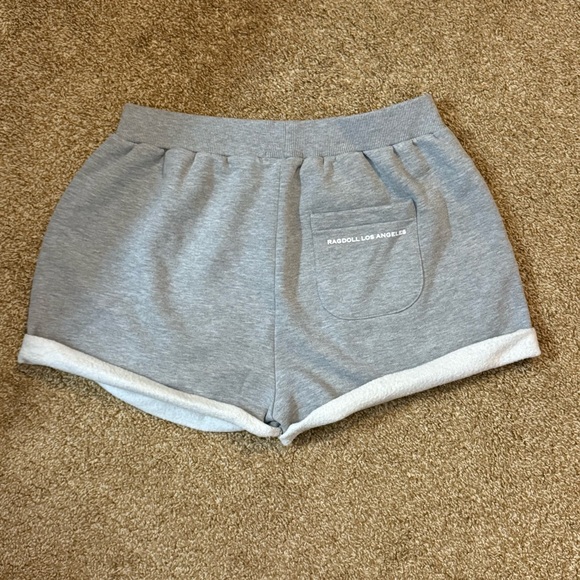Ragdoll Pants - Ragdoll LA Gray Athletic Shorts